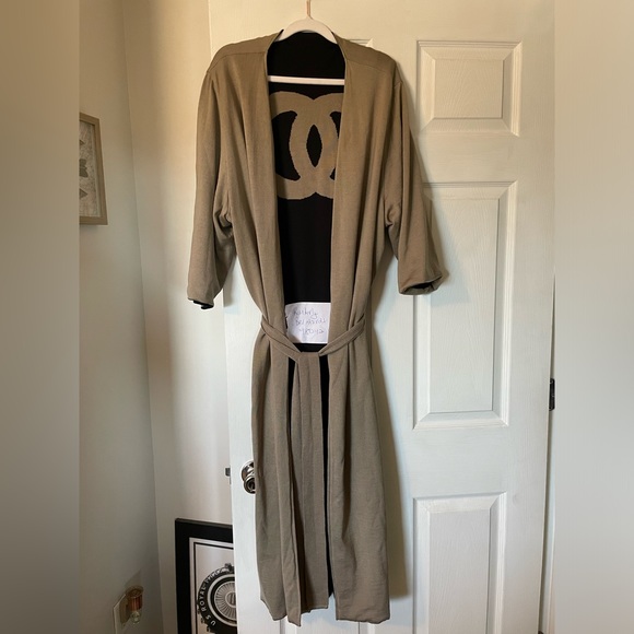 THE G.O.A.T of Chanel - 02A Sweater Cardigan Long Belted Wrap Coat - Picture 14 of 14